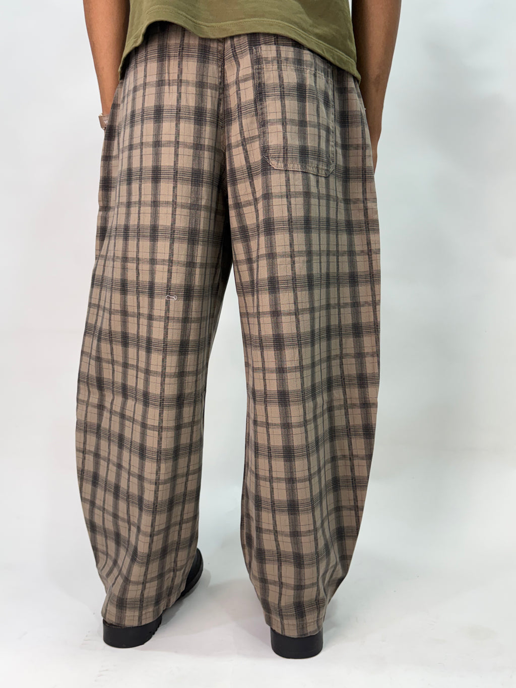 CHECKED RELAXED FIT TRACK