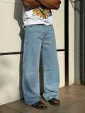 GENTLE WASHED ICI BLUE JEANS.